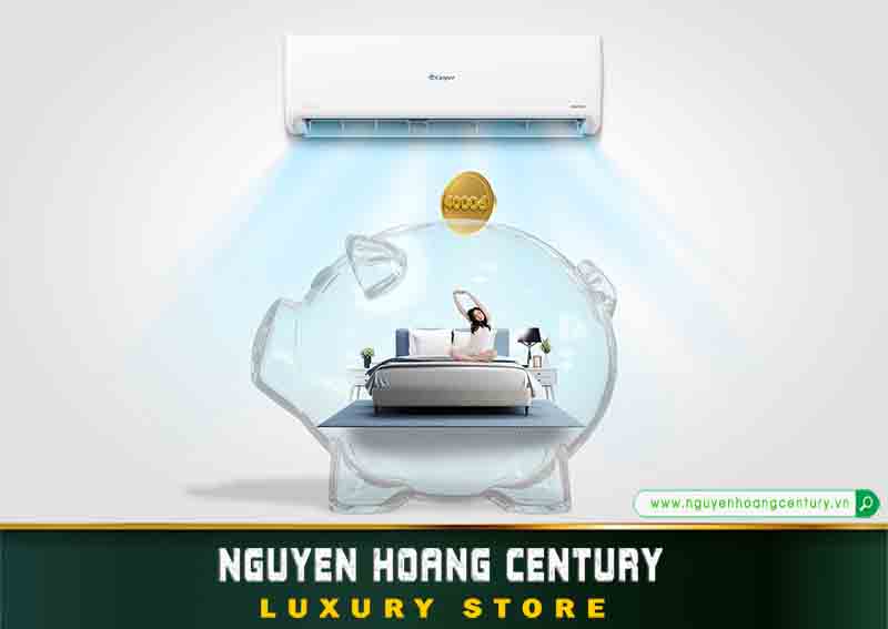 Máy lạnh Casper Inverter HC-18IAS33 công suất 1 HP chỉ với 4.000đ tiền điện