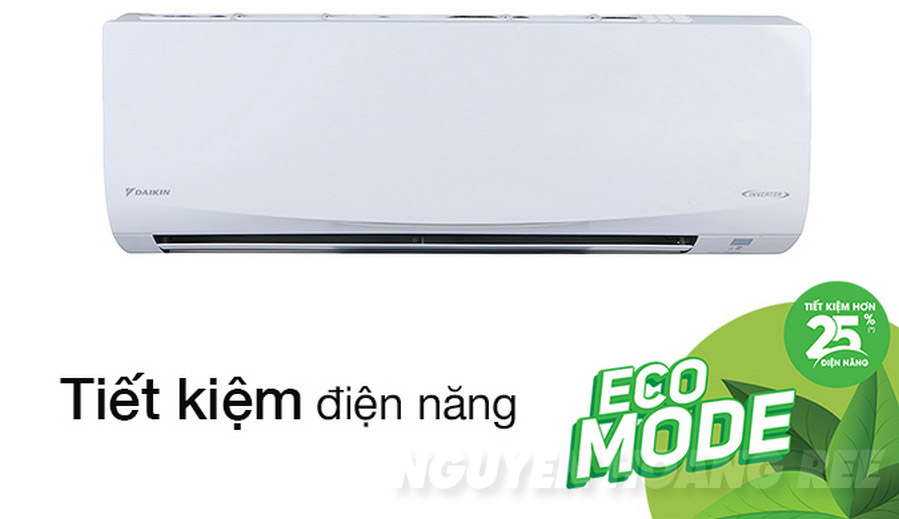 máy lạnh Daikin FTKQ25SAVMV 1.0HP chế độ eco