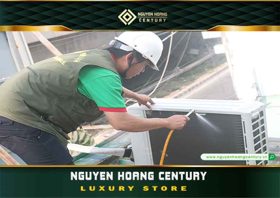 Vệ sinh máy lạnh cho chung cư - Nguyễn Hoàng Centuty Ảnh 1