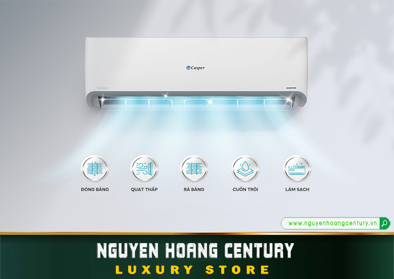 tính năng tự làm sạch máy lạnh Casper Non Inverter SC-12FS32 công suất 1,5 HP