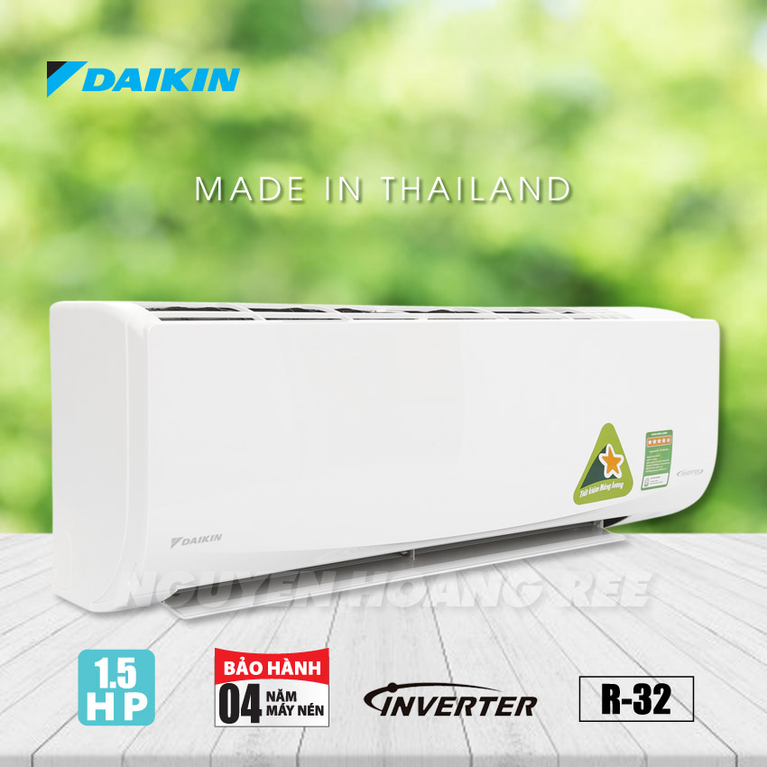 Máy lạnh Daikin 1.5 HP Inverter FTKQ35SVMV - Thái Lan