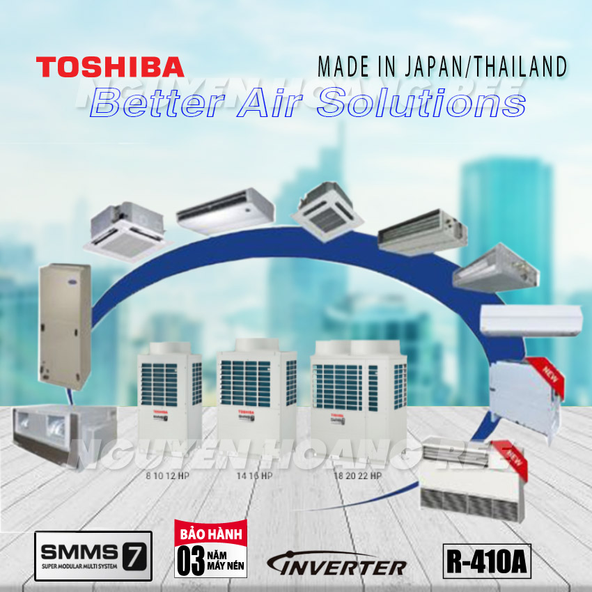 Hệ thống VRF Toshiba SMMS 7 