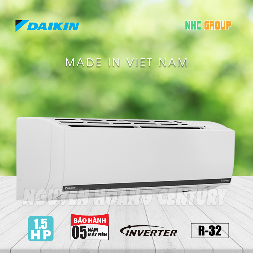 Máy lạnh Daikin Inverter FTKB35WAVMV 1.5HP, có bán trả góp