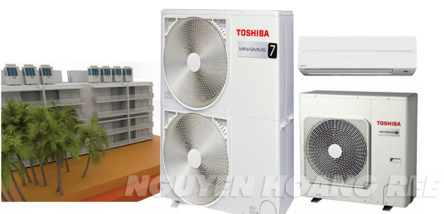 Mini Smms 7 dàn nóng nhỏ Toshiba