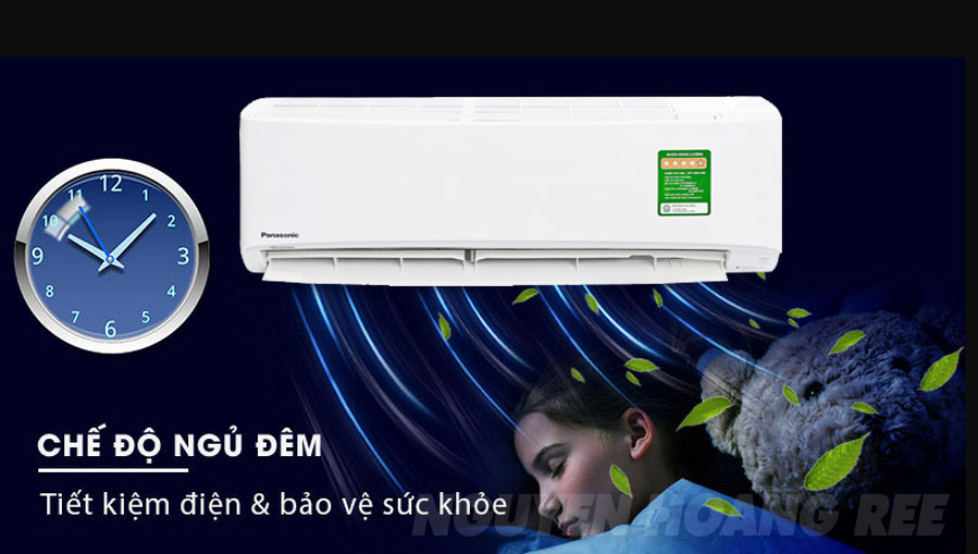 máy lạnh Panasonic CU/CS-N9UKH-8 1.0HP vận hành khi ngủ